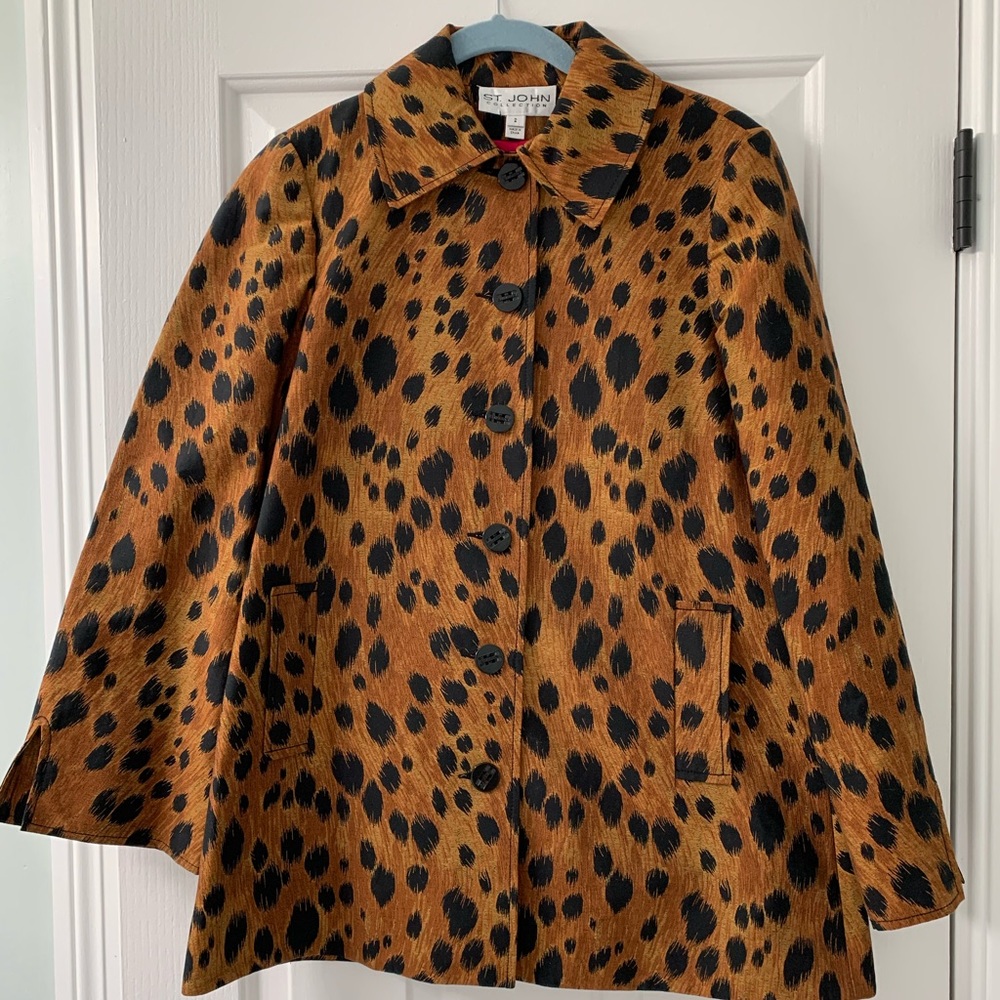 St. John Collection Leopard Jacket